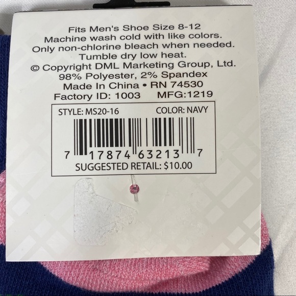 LeGale Men’s Socks fits size 8-12 Gators & Toucans - Picture 6 of 7